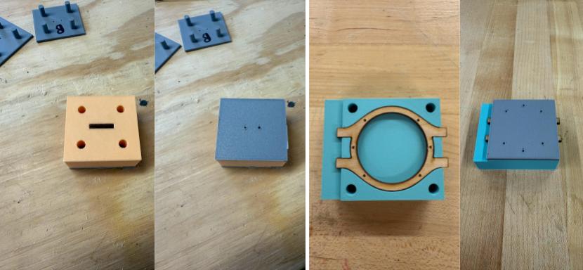 Image showing the 3D-printed drill jigs
